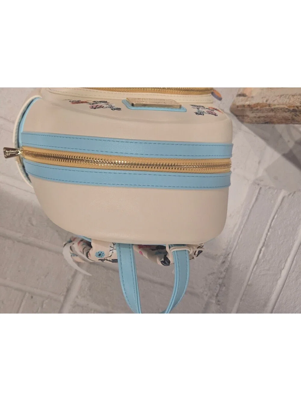 Disney Loungefly Halloween Mini Backpack with Classic Characters and Embroidery